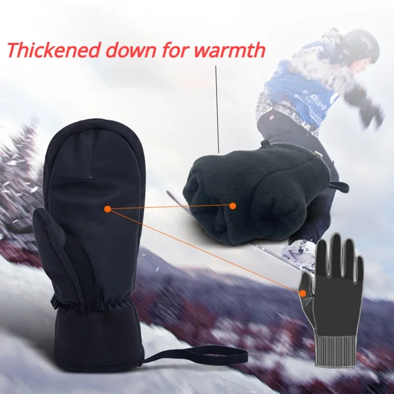 Touch Screen Gloves - Winter Skihandschoenen Waterdicht Touchscreen Thermisch Dikke