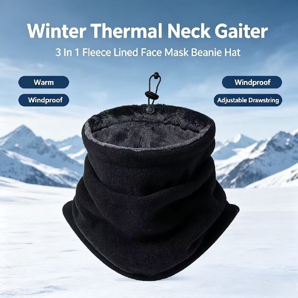Neck Gaiter Fleece - Winter motorfiets warme masker mannen vrouwen