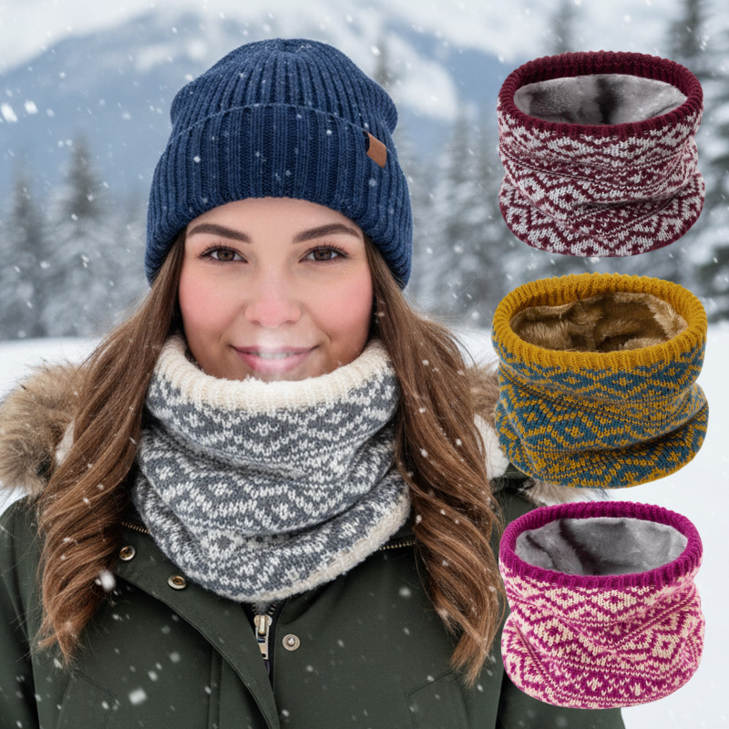 1-6 stuks winter gebreide nekw - Neck Gaiter Fleece recensie en prijs