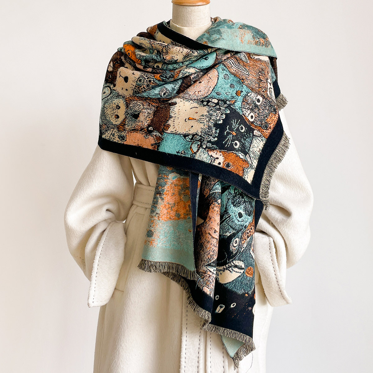 Dames Imitatie Kasjmier Sjaal  - Shawl Wrap Winter recensie en prijs