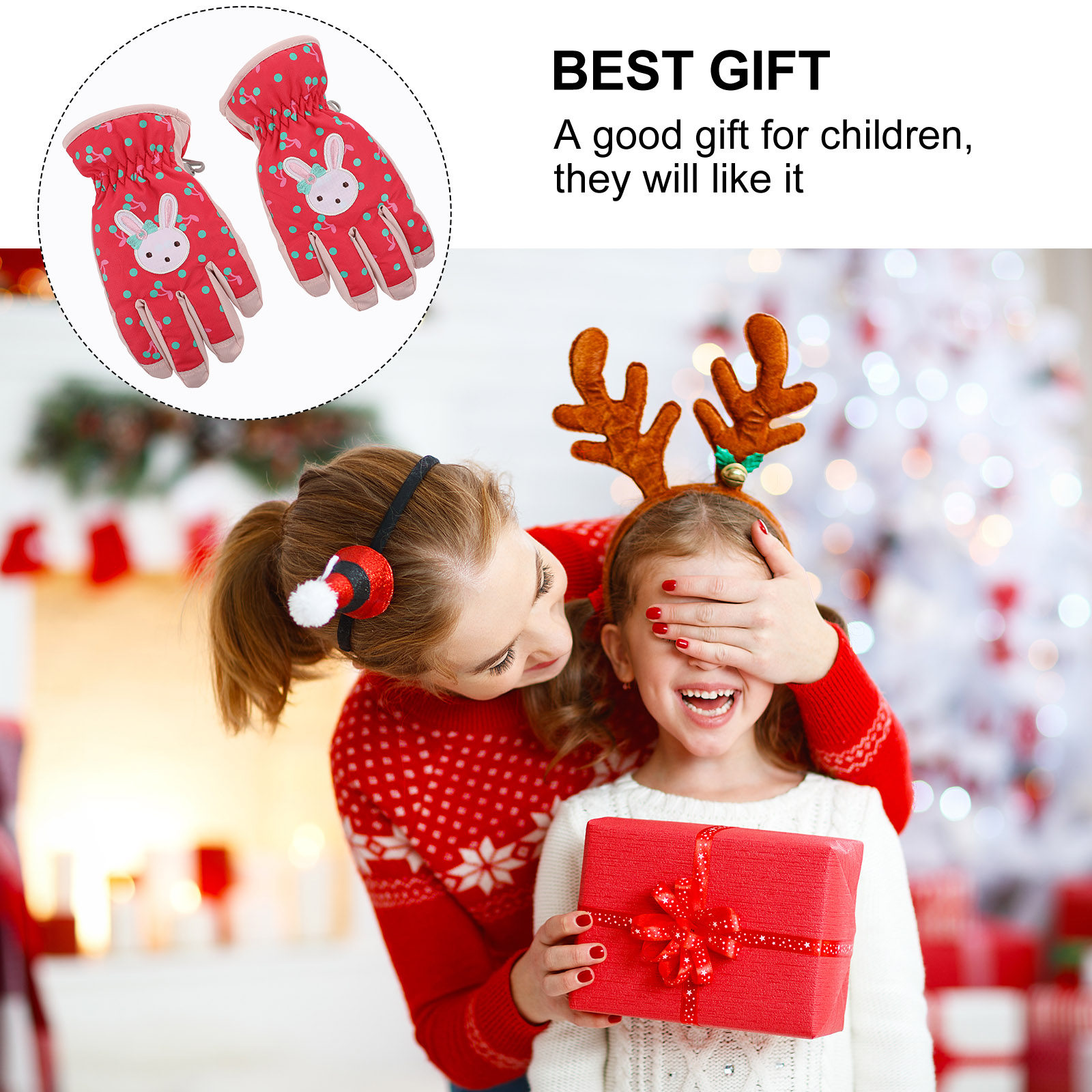 1 paar kinderskihandschoenen,  - Snow Glove Insulated recensie en prijs